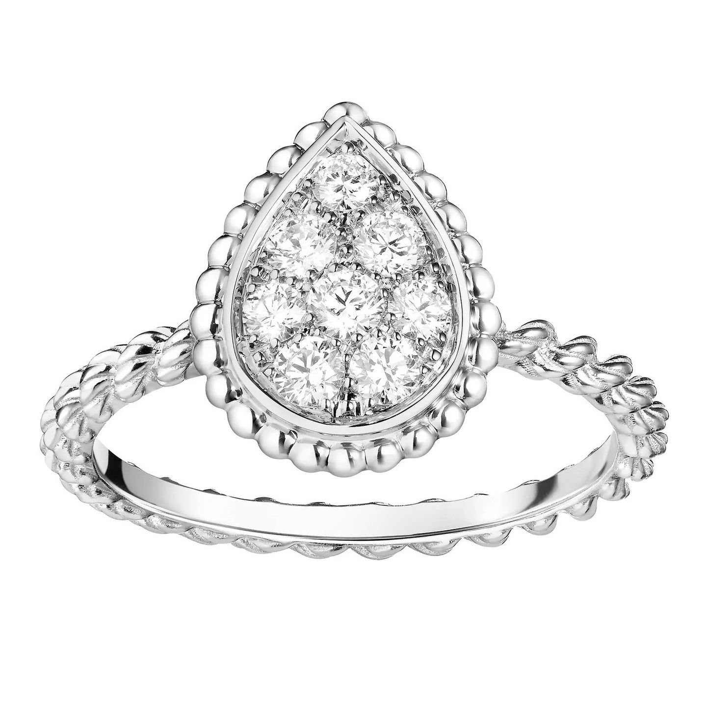 Water Drop Couple Rings SAB056