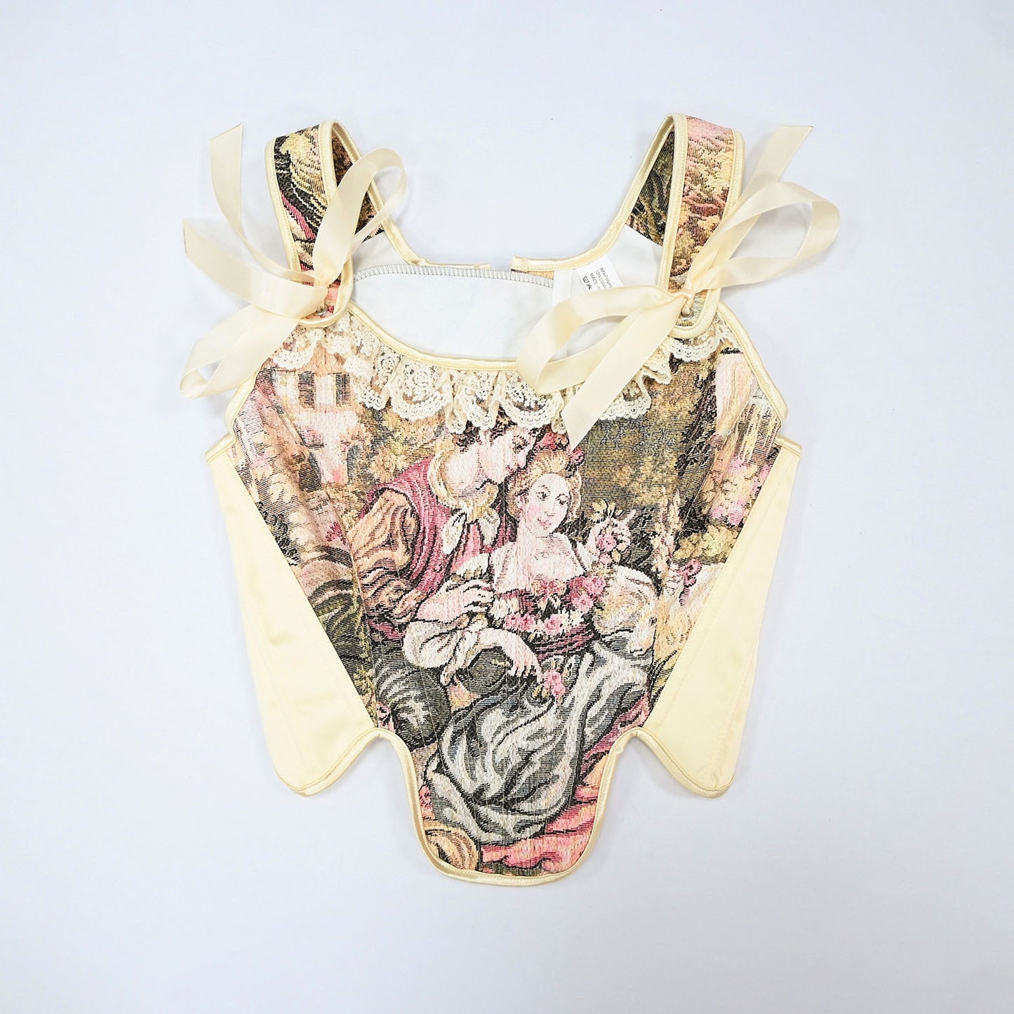 Printed Back Strap Versatile Fishbone Small Vest 69B831