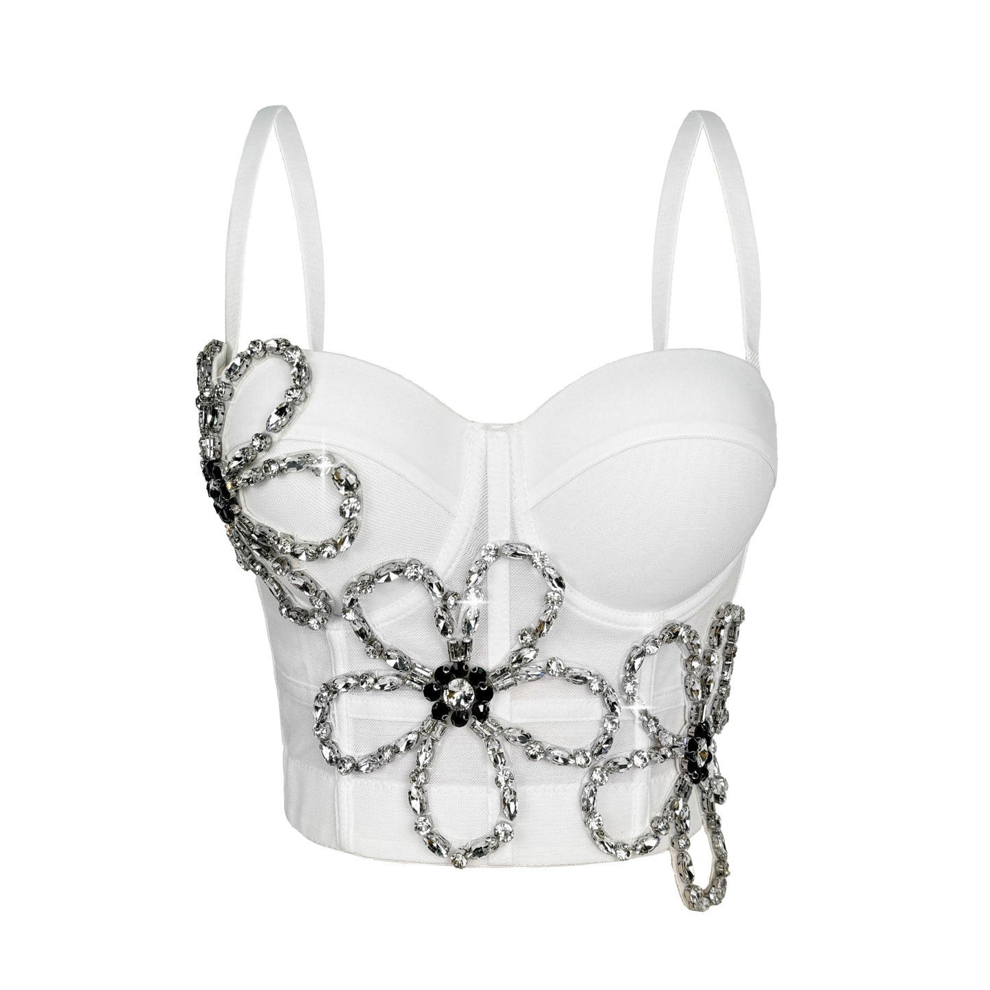 Diamond Flower Fishbone Bra 69B886
