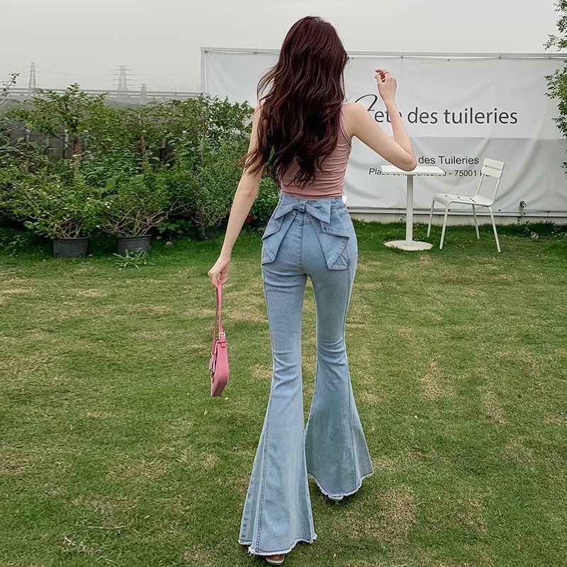 Three-dimensional Bow Jeans US 64D099