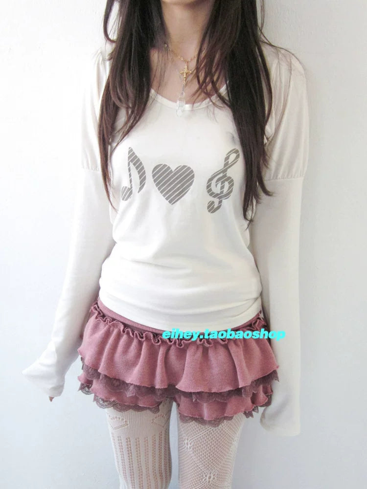 Crew Neck Pullover Skinny Long Sleeve T-Shirt Top Women  SA610