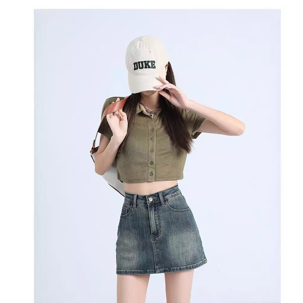 High Waist Skirt  US  64D148