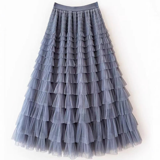 New Cake Skirt Mesh Skirt 69B977
