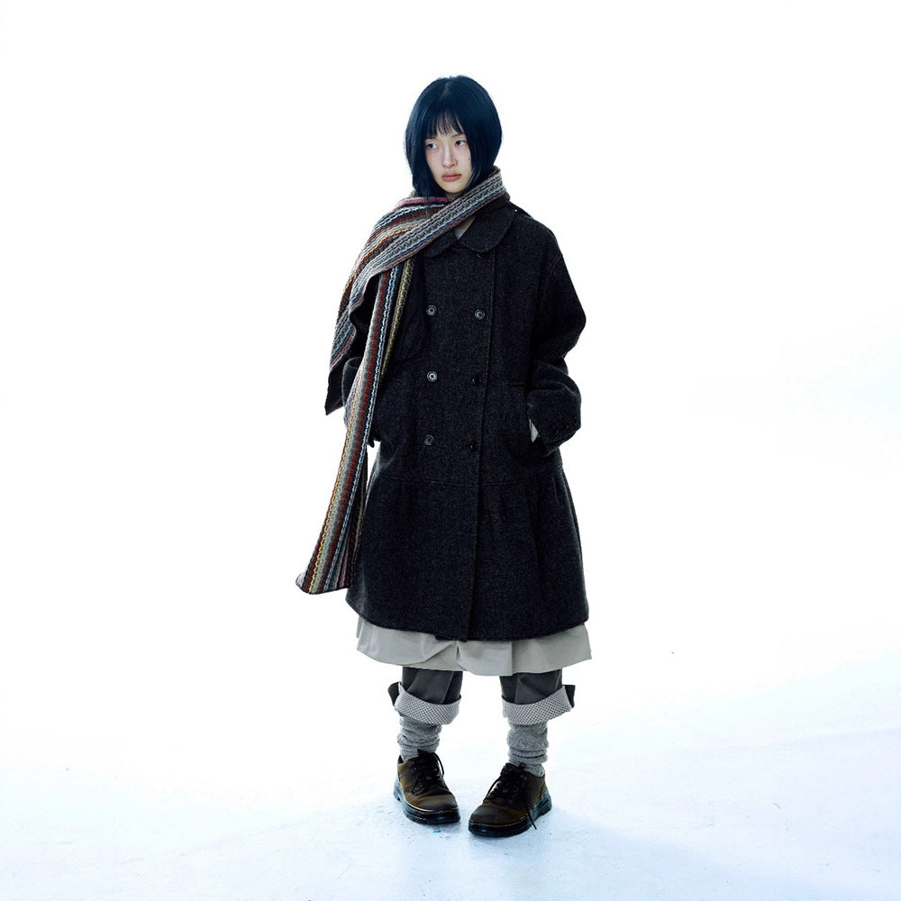 Japanese Retro Wool Woolen Coat 73C101