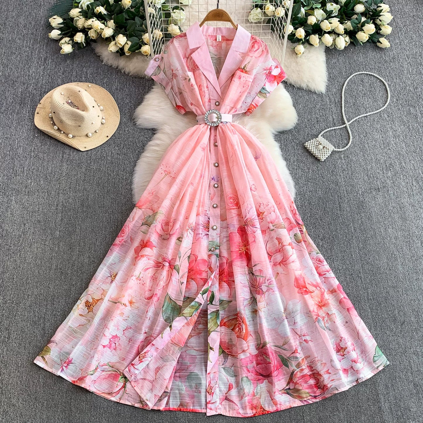 Suit Collar Raglan Sleeve Dress SA704/SA705/SA706