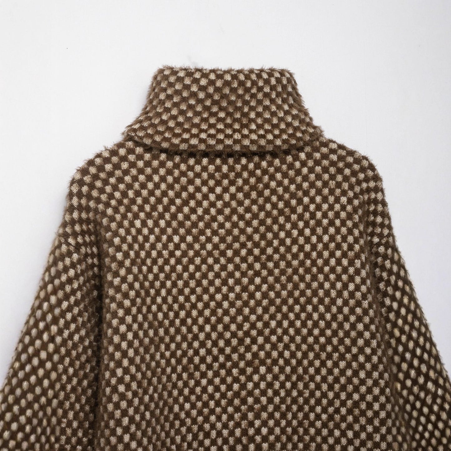 Knitted Stitching Knitted Bomber Jacket SA561