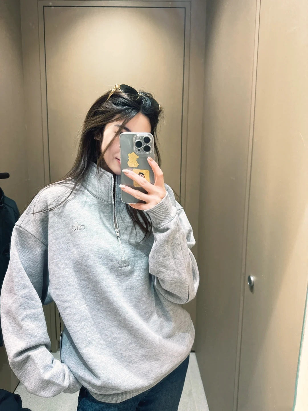 Stand-up Collar Sweater Shorts