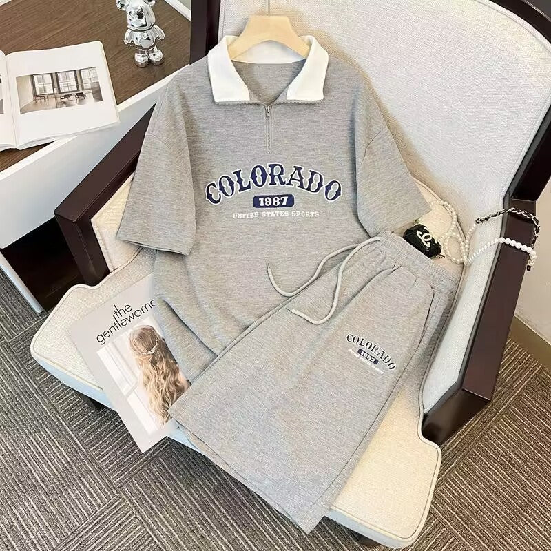 Letter Print Tracksuit SA971