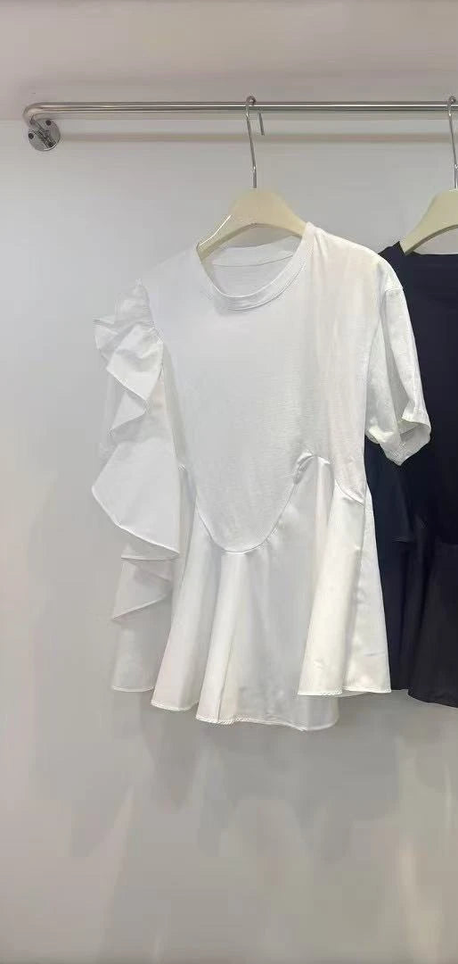 3D Flower Literary Shirt