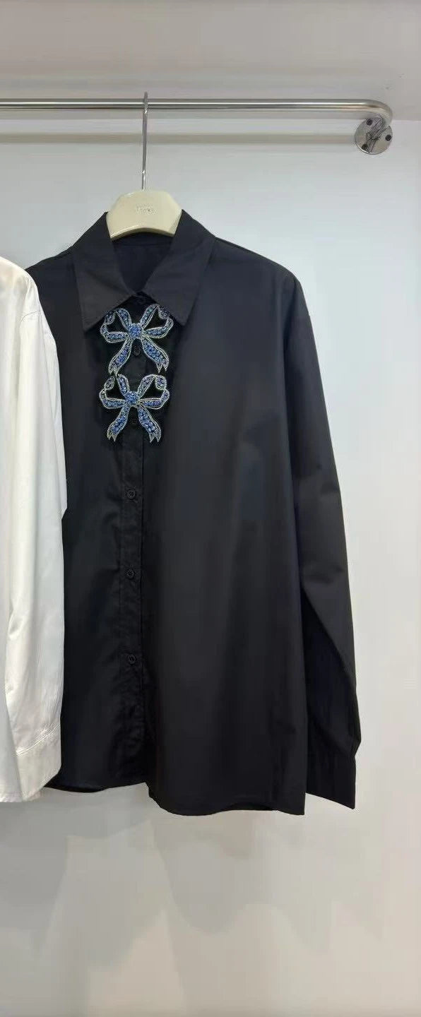 3D Flower Literary Shirt