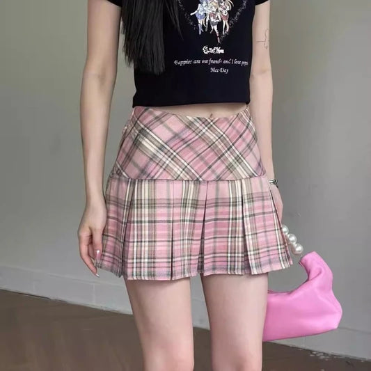 Preppy Style High Waist Striped Skirts SA283