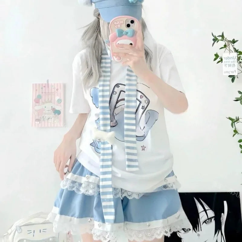 Subculture  Y2k Black White Stripe Scarves SA246