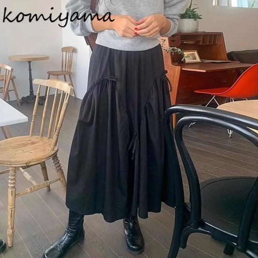 Bow Patchwork Womens Skirt Draped Skirts  SA290/SA291