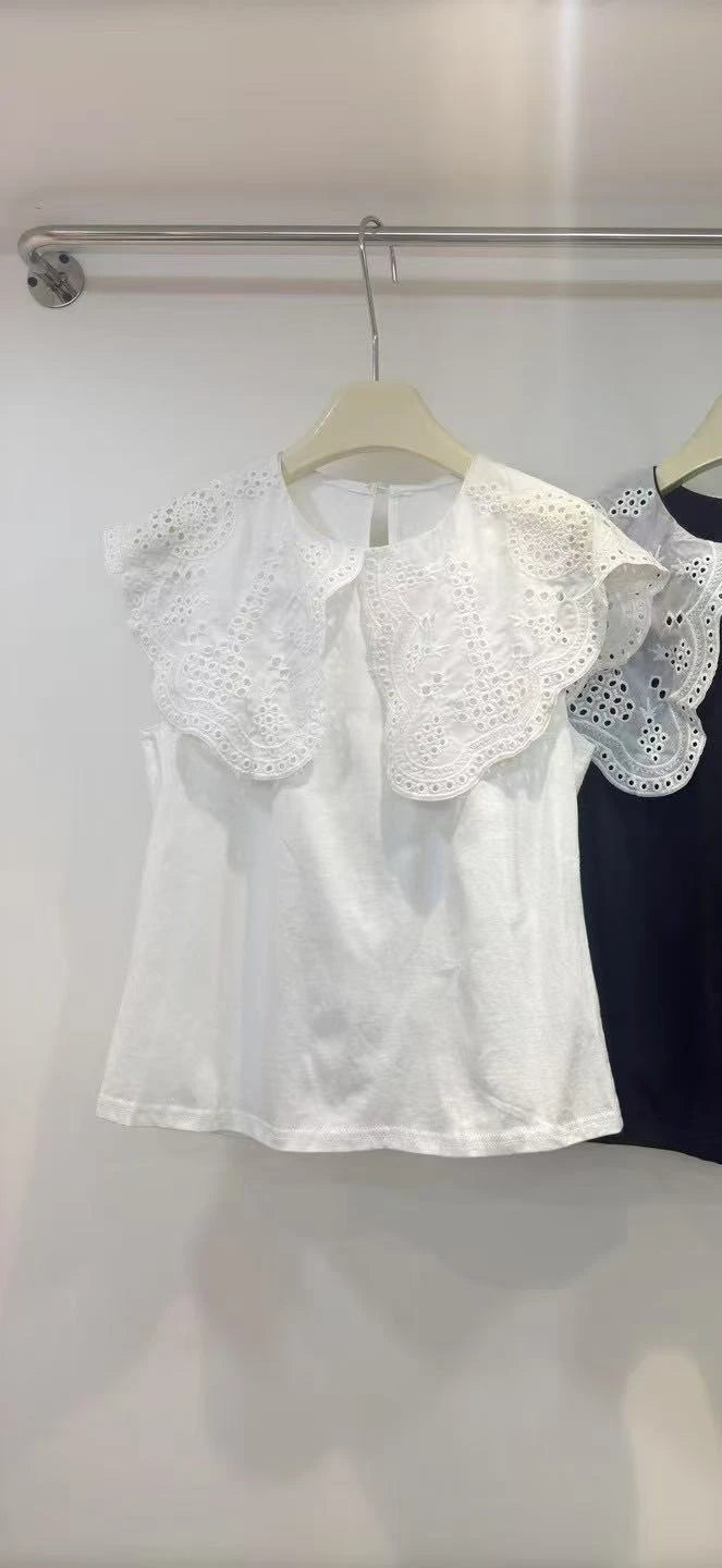 3D Flower Literary Shirt