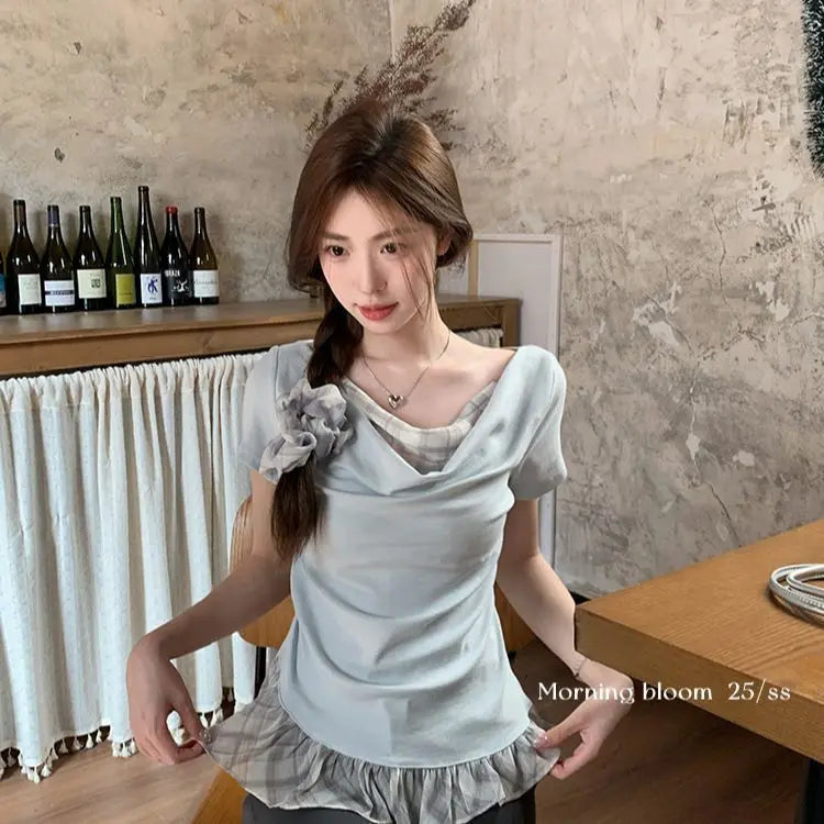 Fake Two-piece Top SA843