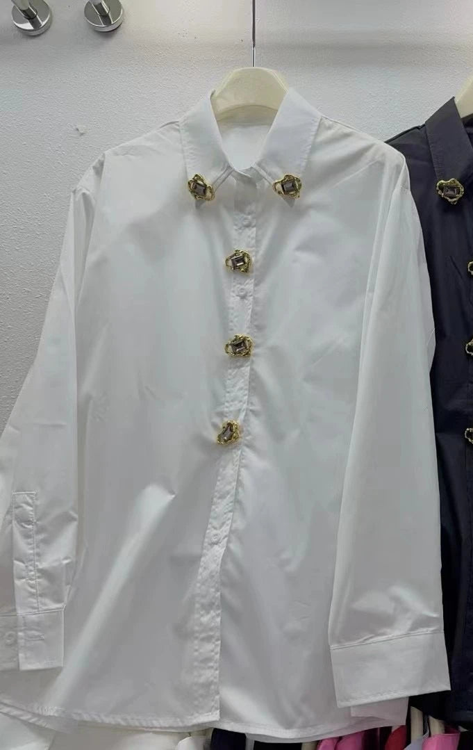 Neploe New Moda Turn-down Collar Long Sleeve Solid Shirt Single Breasted Bow 3D Flower All-match Blouses Summer Casual Fresh Top