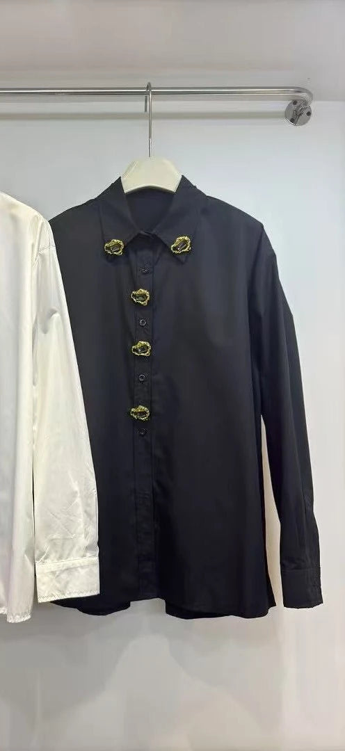 3D Flower Literary Shirt