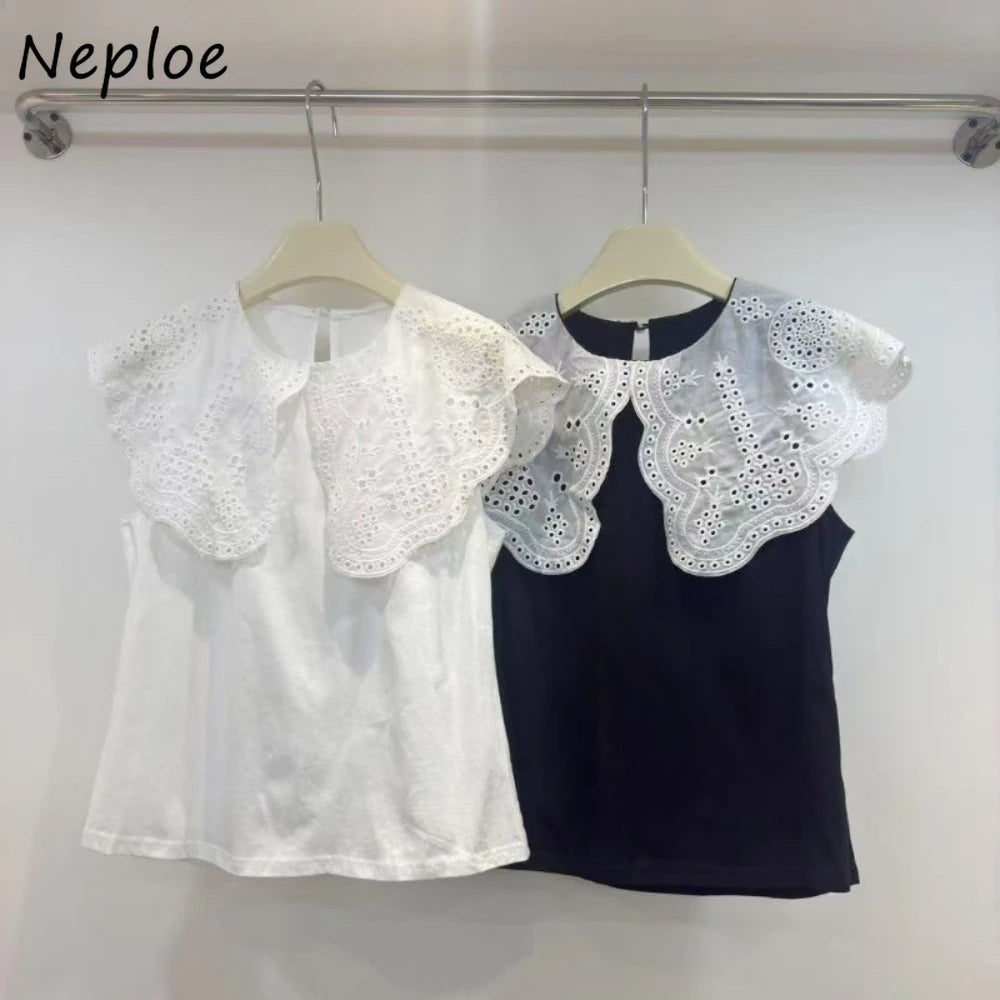 3D Flower Literary Shirt