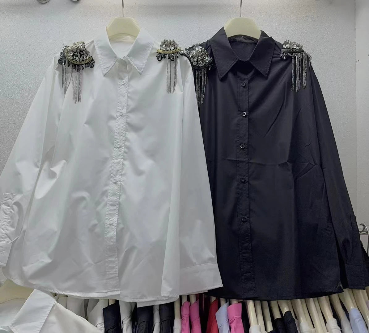 Neploe New Moda Turn-down Collar Long Sleeve Solid Shirt Single Breasted Bow 3D Flower All-match Blouses Summer Casual Fresh Top