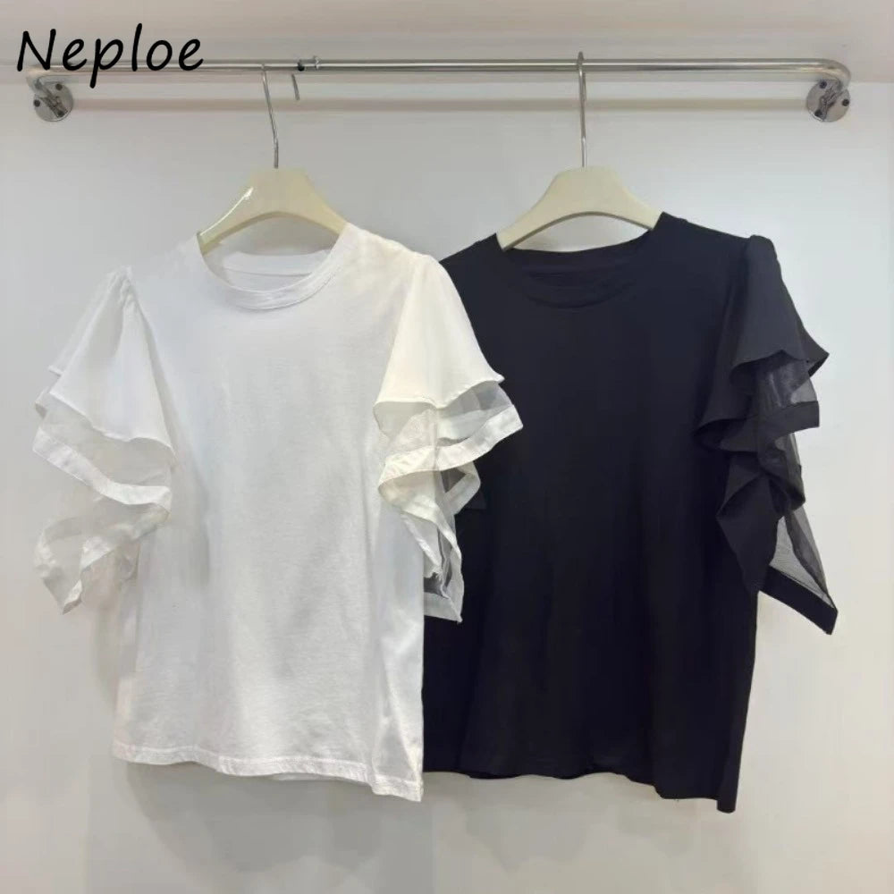 3D Flower Literary Shirt