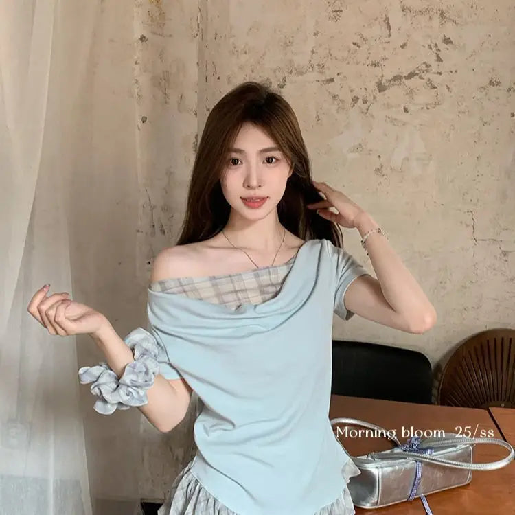 Fake Two-piece Top SA843