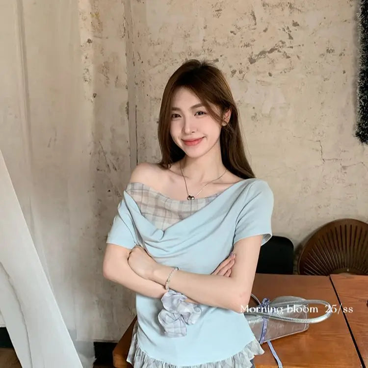 Fake Two-piece Top SA843
