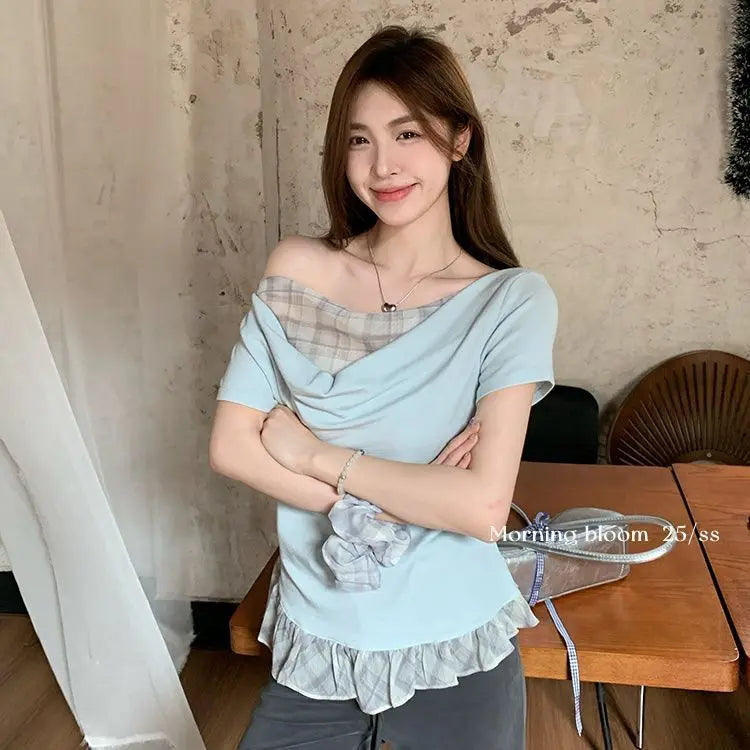 Fake Two-piece Top SA843