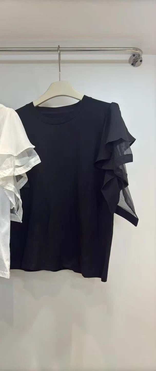 3D Flower Literary Shirt