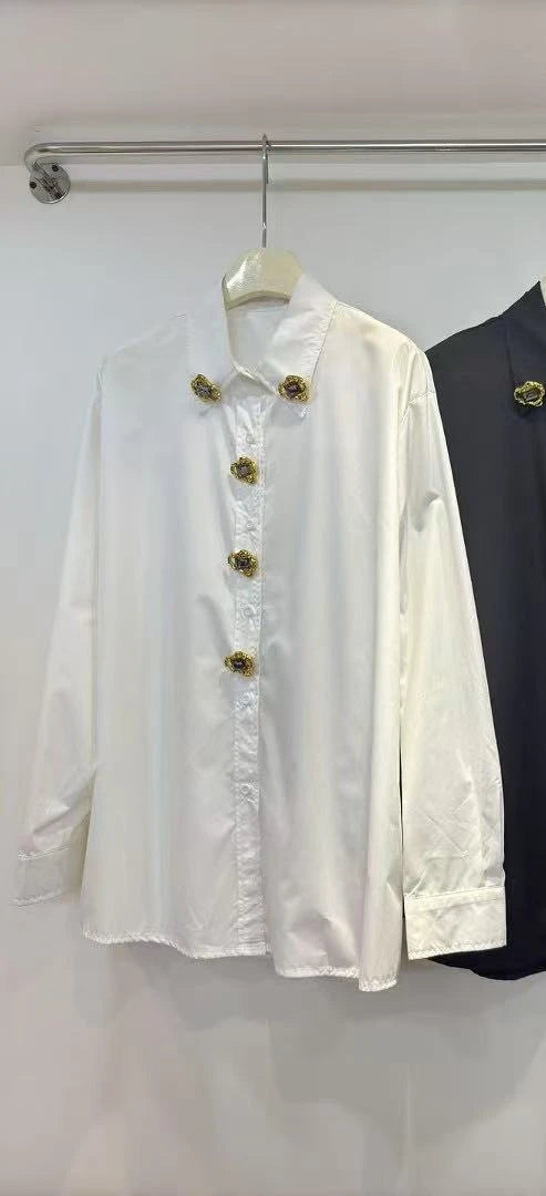 3D Flower Literary Shirt