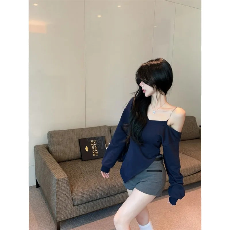 Pure Desire One Shoulder Top SA849