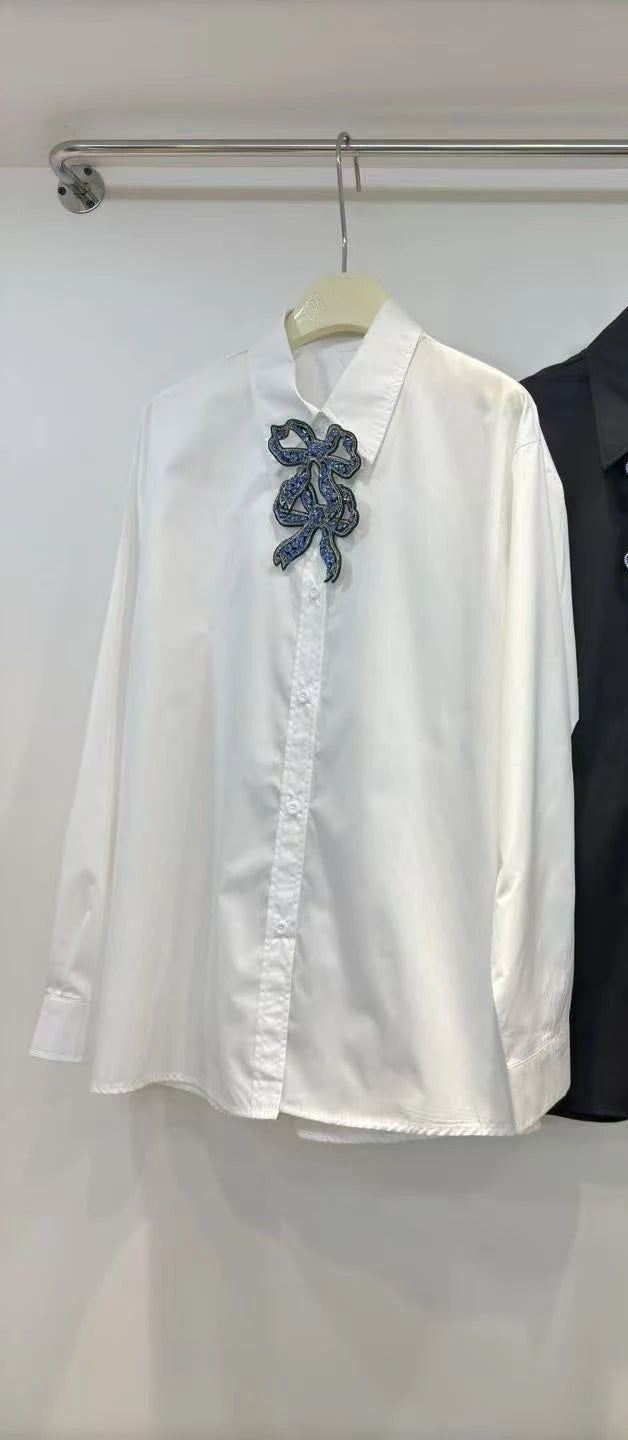 3D Flower Literary Shirt