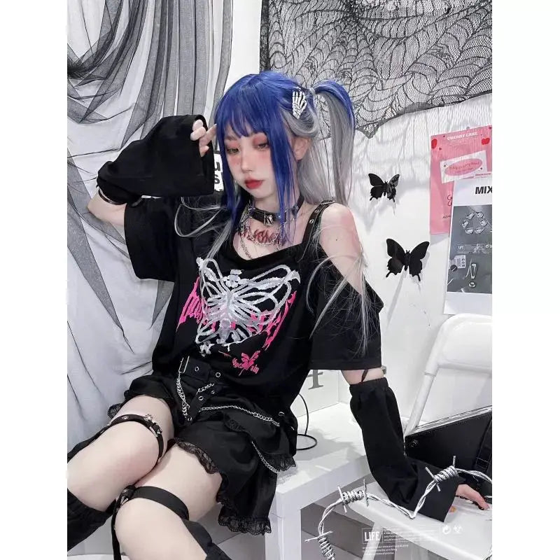 Y2k Sweet  Harajuku Punk Women T Shirts SA214
