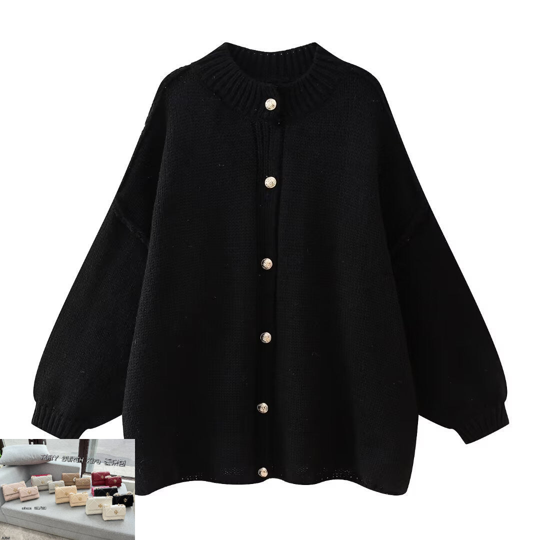 Loose Version Knitted Cardigan Sweater SA569