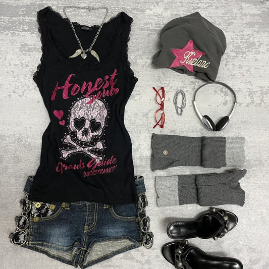 Y2K Skull Sling SA391