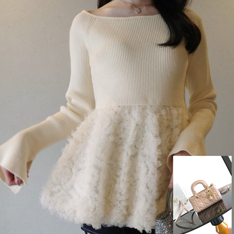 Long Sleeve Knitted Sweater SA611