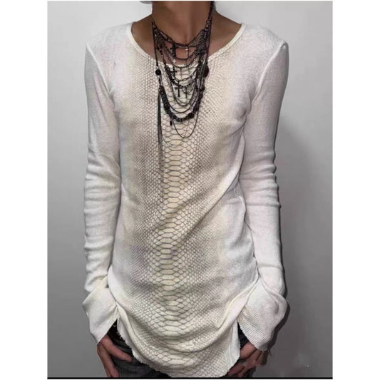 Printed Long-sleeved T-shirt SA793