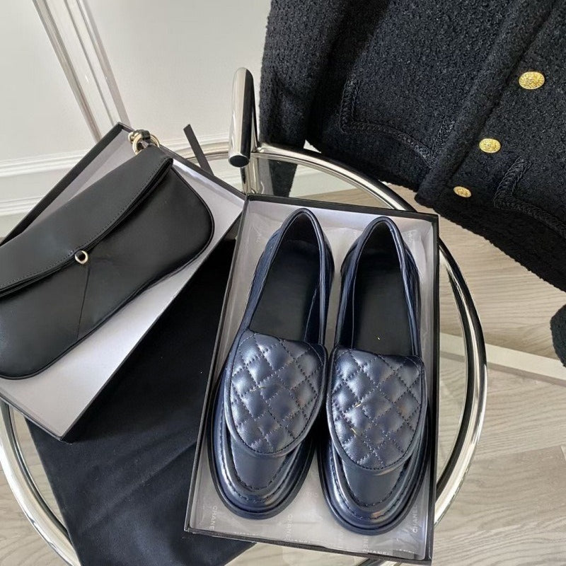 Vintage Rhombus Single Shoes Women SA556