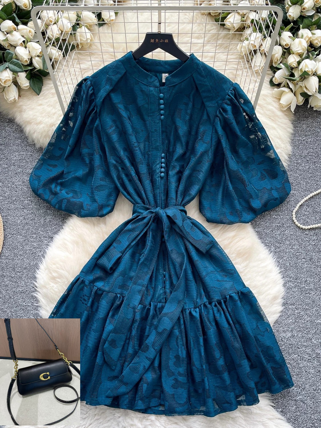 Women's Puff Sleeve Dress SA761
