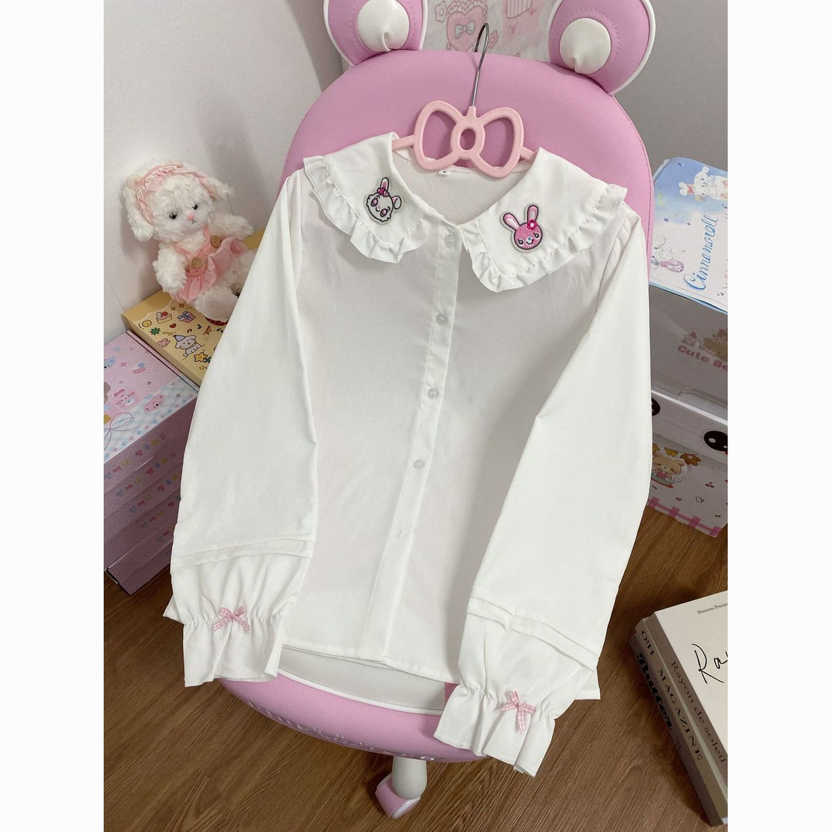 Japanese Lolita Sweet Bowknot Blouse  SAB125/SAB126