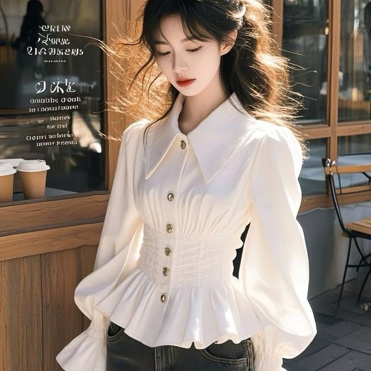 White Long Sleeve Shirt SAB219