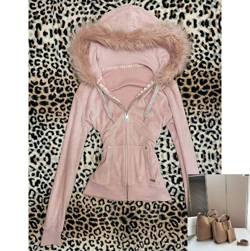 Hooded Sweater Jacket Woman sa456/sa457