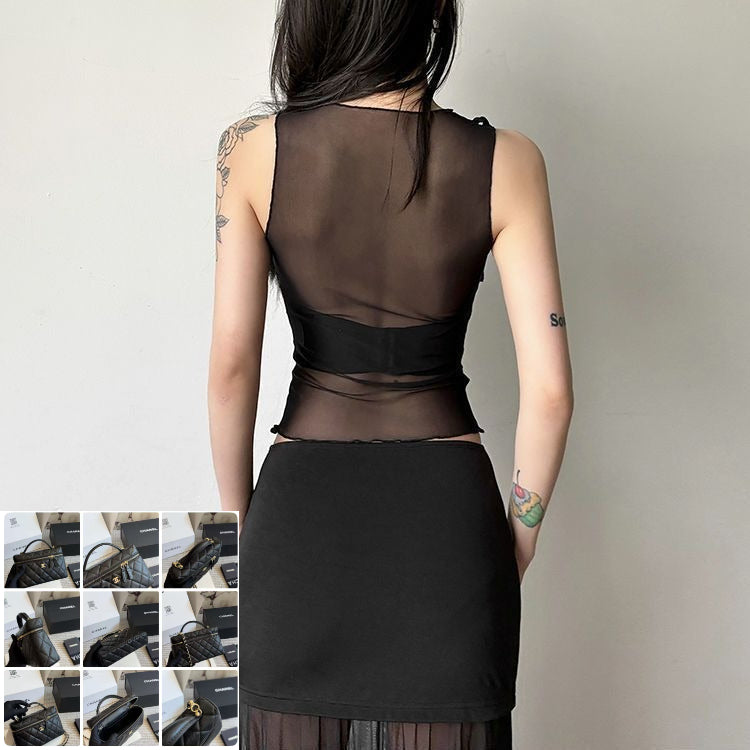 Black Hollow Camisole SA862