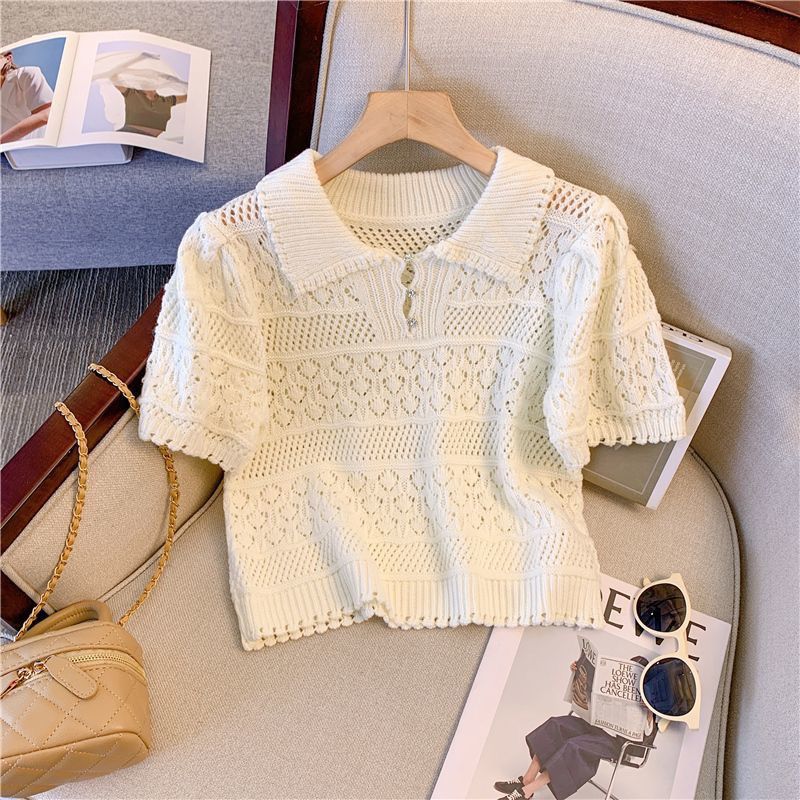 Sweet Hollow-out T-shirt SA948