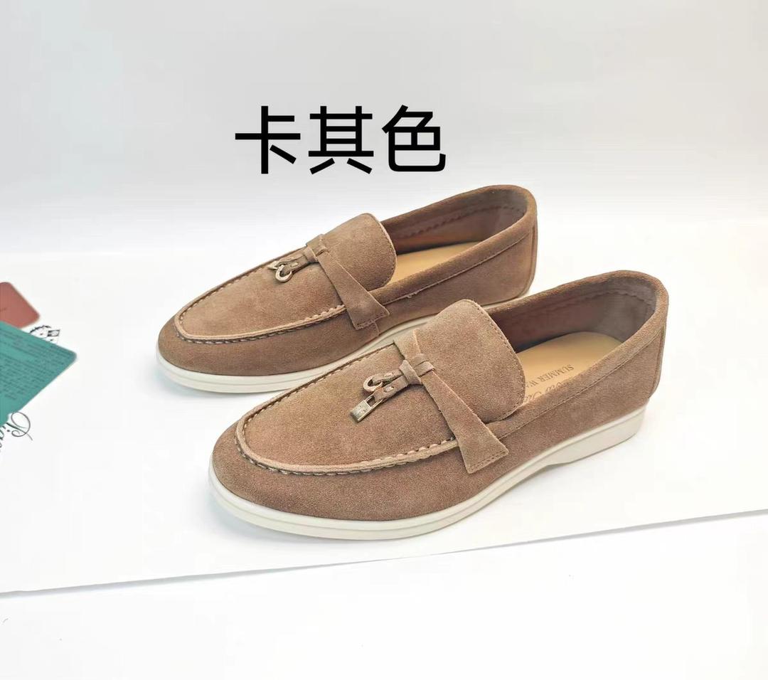 Flat Casual Single Shoes Doudou Shoes  SA622  GOLD metal