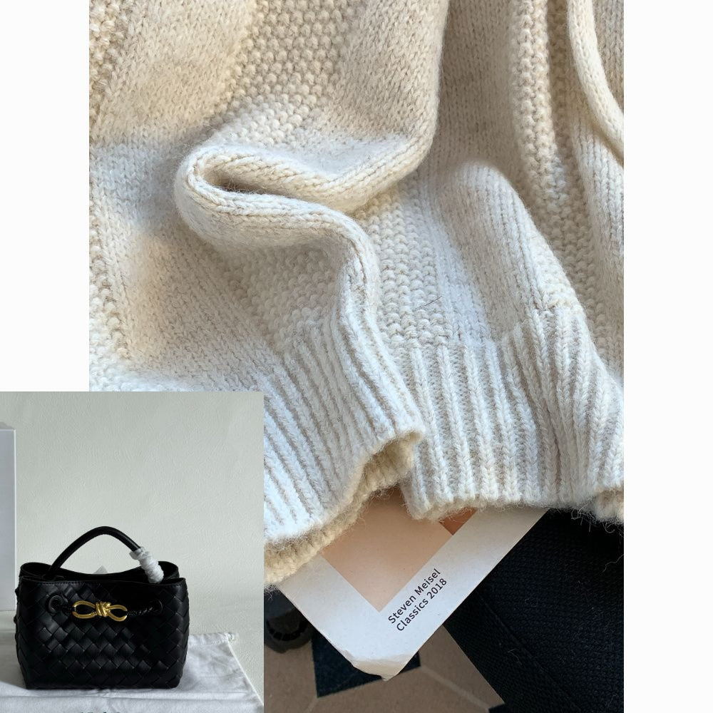 Drawstring Hooded Sweater SAB148
