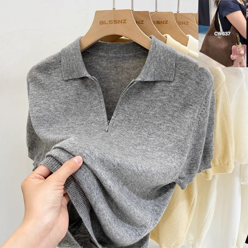 Short Sleeve Sweater SAB161