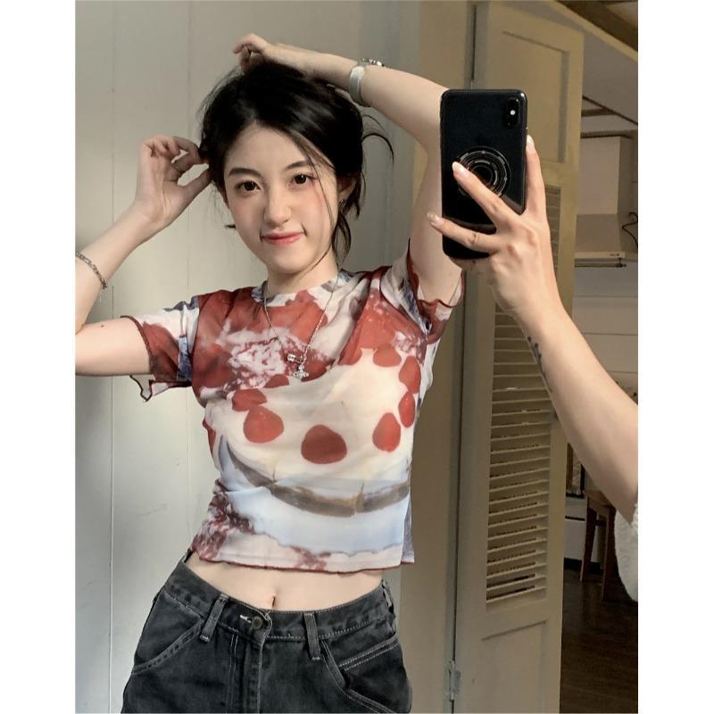 Short Mesh Short-sleeved T-shirt SA860