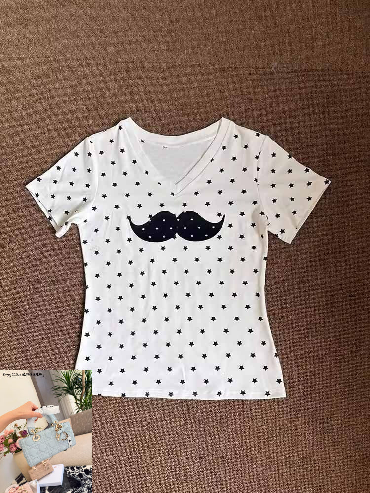 V-neck Short-sleeved T-shirt SA893