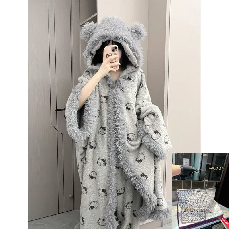 Cute Suit Autumn and Winter Nightgown SA392