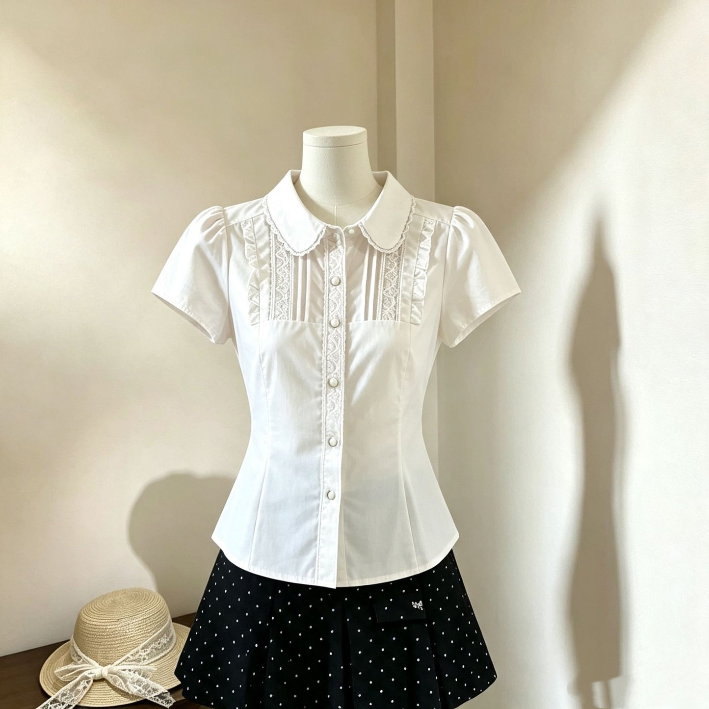 White Shirt Top SAB135/SAB136/SAB137